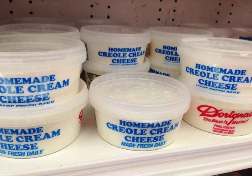 creole cheese on the grocery shelf