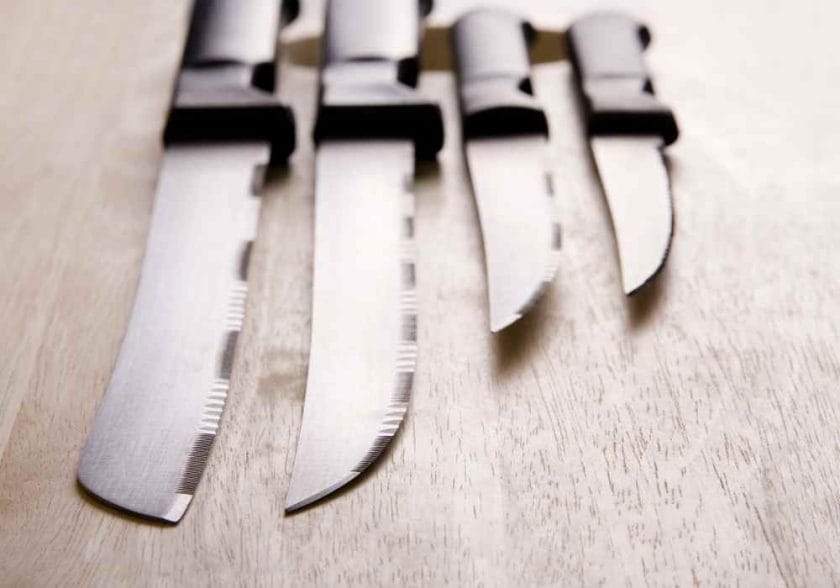 serrated knives