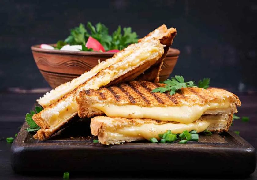 soft grilled cheese sandwich