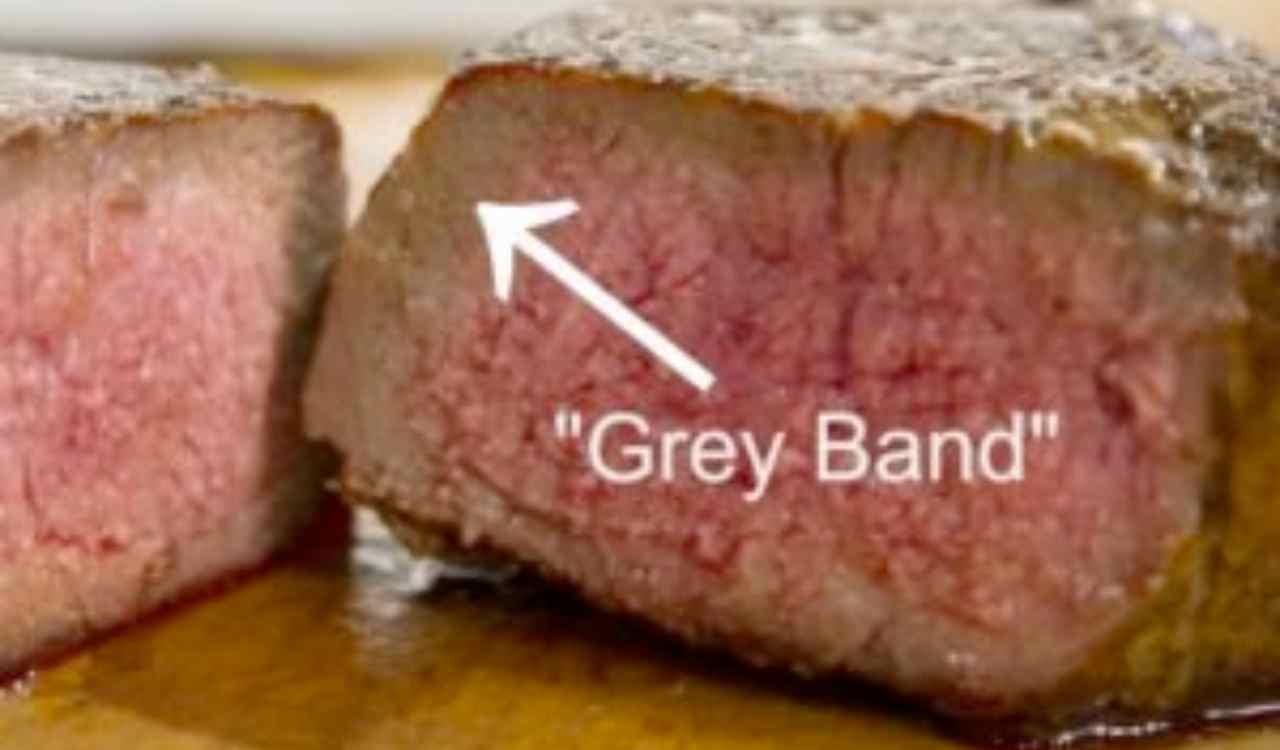 is steak good to eat if it is grey