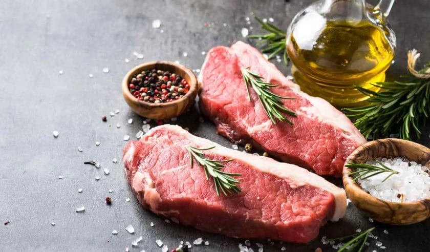 raw healthy steak
