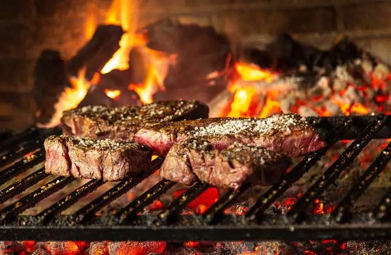 Cook Steak on Open Fire 4