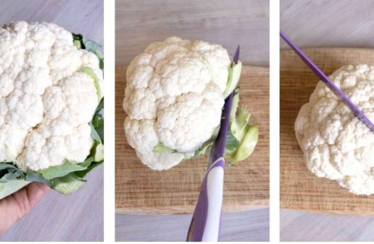 How To Cut A Cauliflower Steak 5