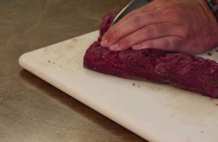How To Cut Back Straps Into Steaks 4