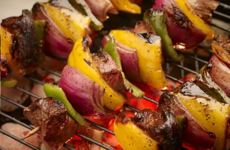 Grill Perfect Steak Kabobs In Minutes!