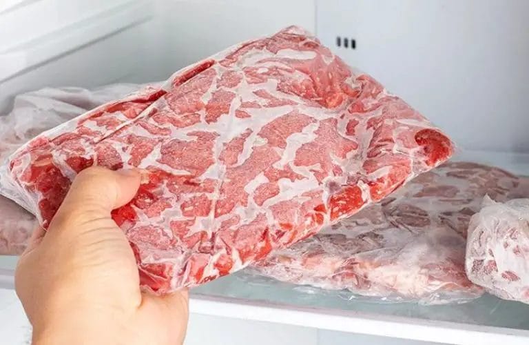 Steak in fridge