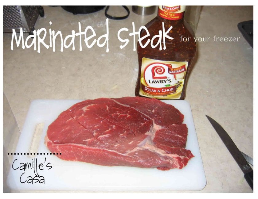 can i freeze marinated steak