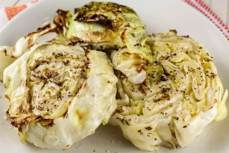 how long to cook cabbage steaks in air fryer
