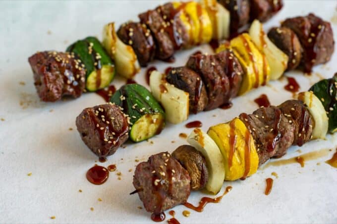how long to cook steak kabobs on traeger
