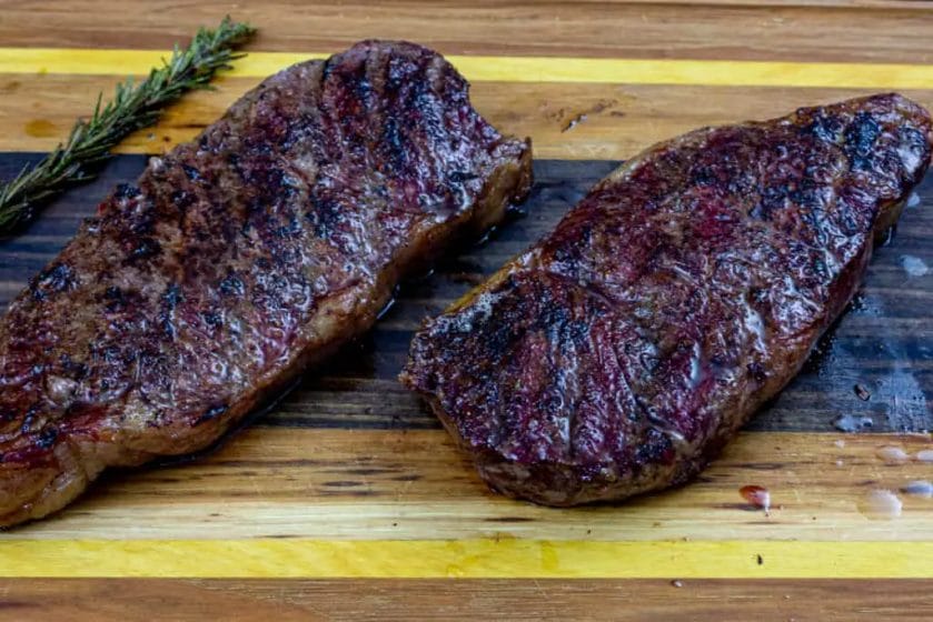 how long to smoke new york steak
