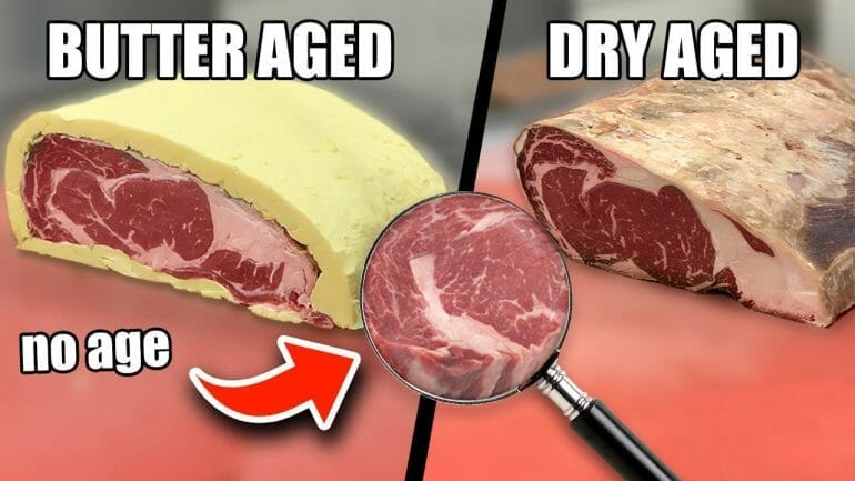 how to butter age a steak

