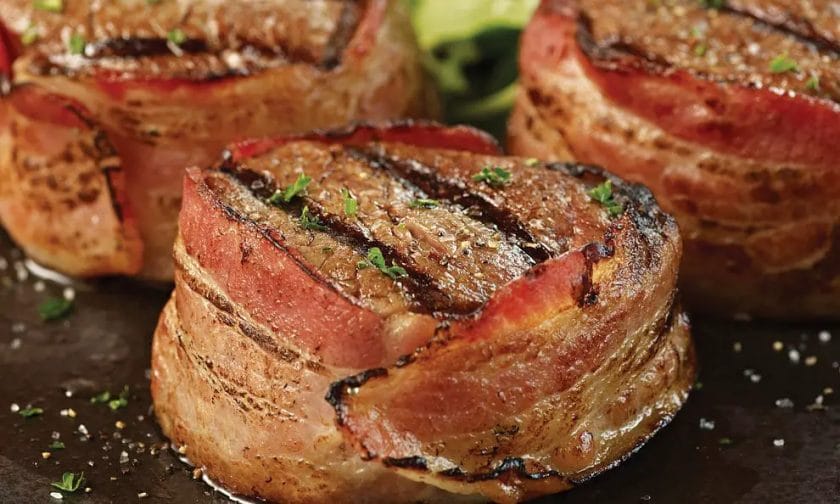 how to cook omaha steak filet mignon wrapped in bacon
