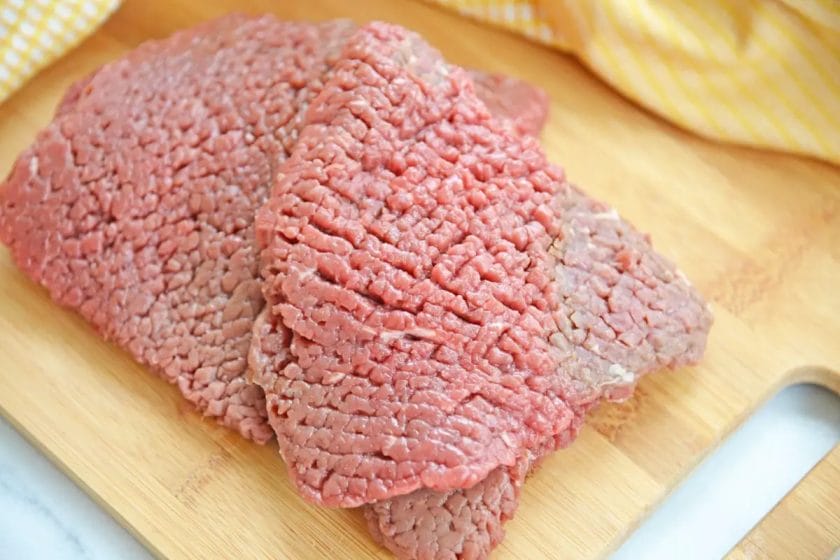 is cube steak ground beef
