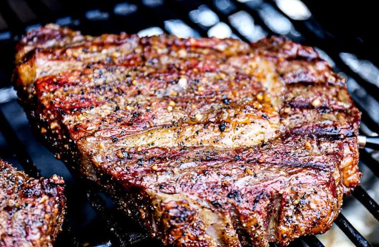 pellet grill steak
